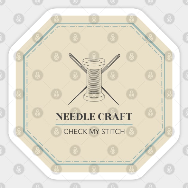 Sewing - Needle Craft 1 Sticker by Salt + Cotton